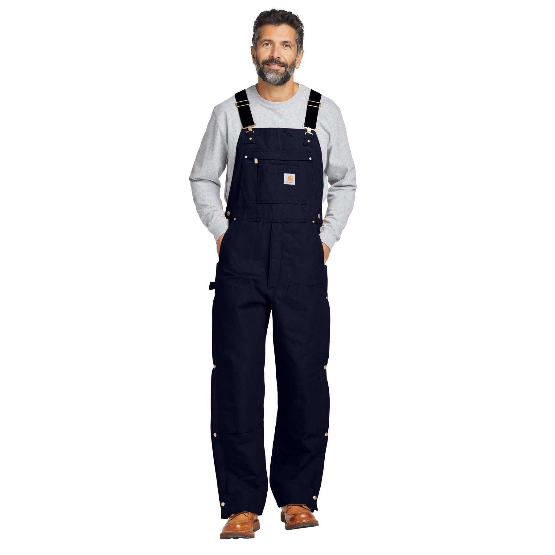 Carhartt-Carhartt® Tall Firm Duck Insulated Bib Overalls CTT106672-MedTech-3