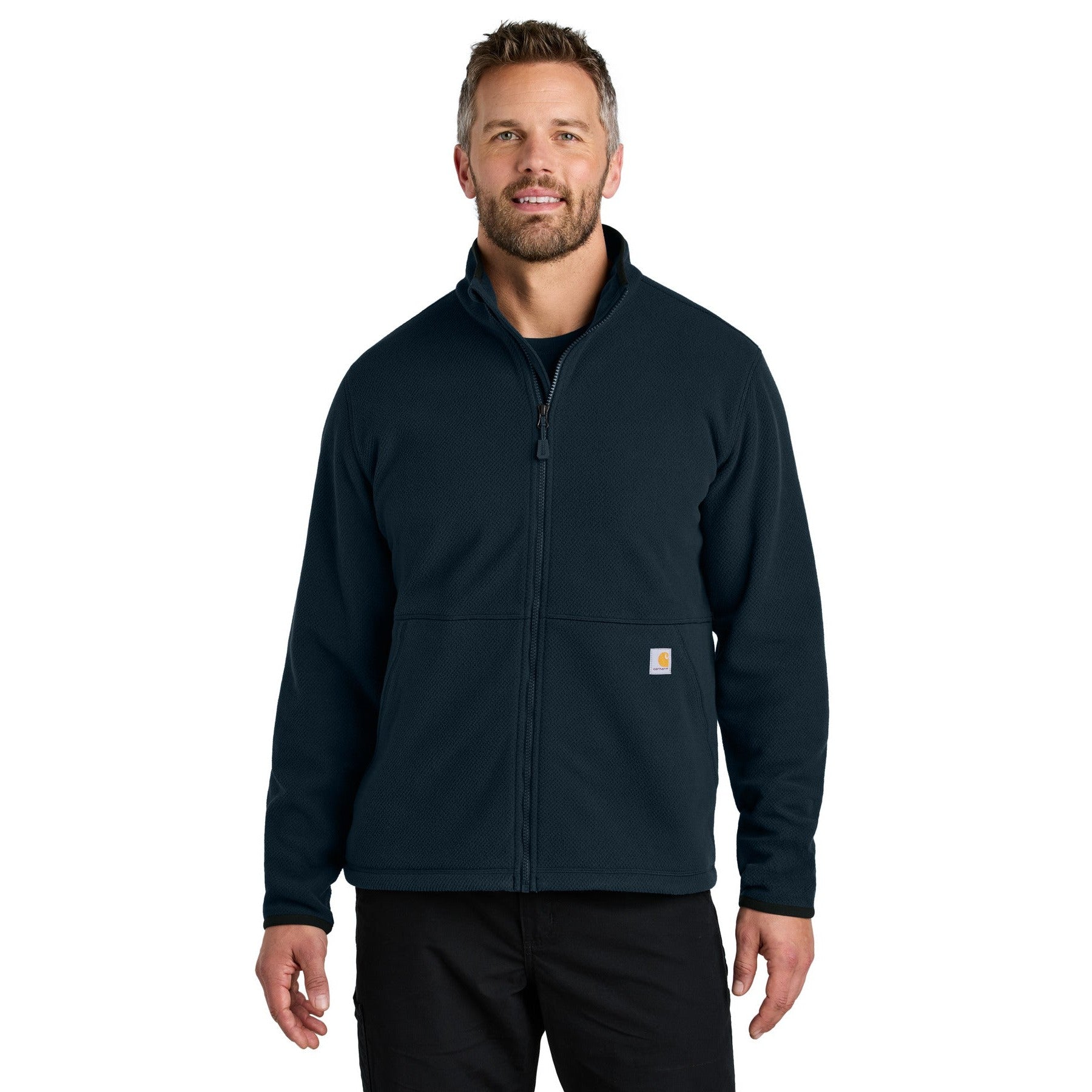 Carhartt-Carhartt® Textured Full-Zip Fleece Jacket CT106416-MedTech-4