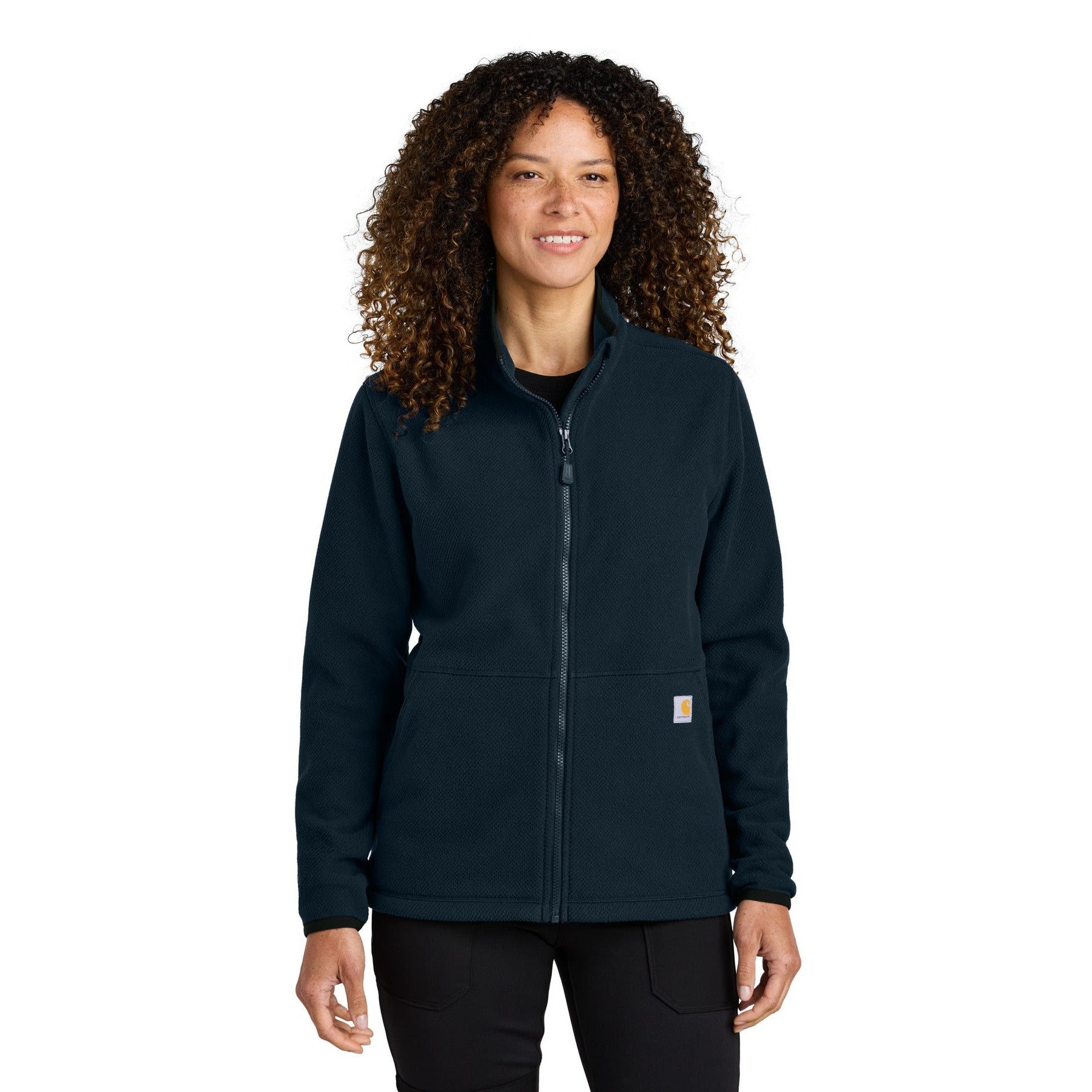 Carhartt-Carhartt® Women's Textured Full-Zip Fleece Jacket CT106419-MedTech-4