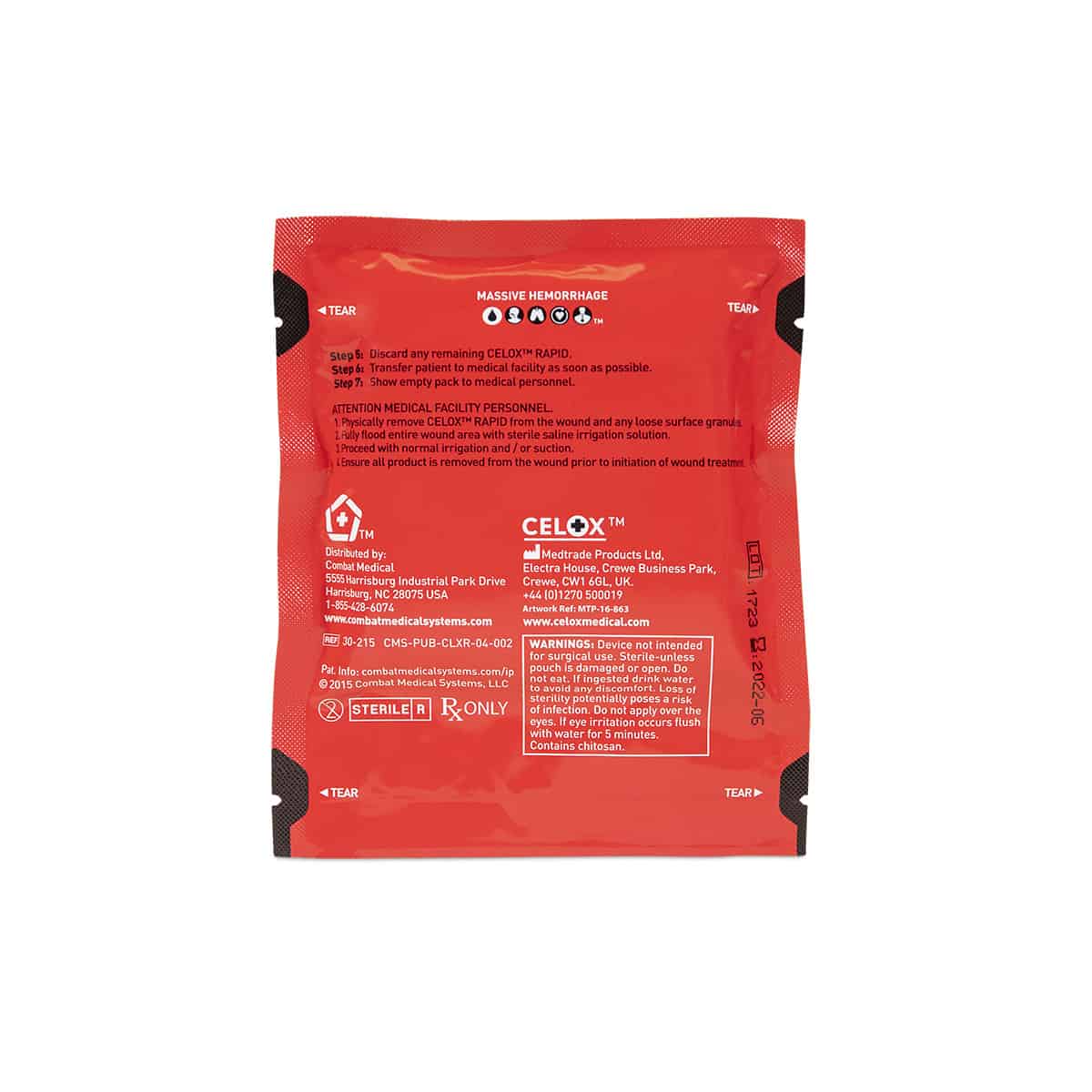Safeguard Medical-Celox™ RAPID, Z-Folded, 3" x 5'-MedTech-3