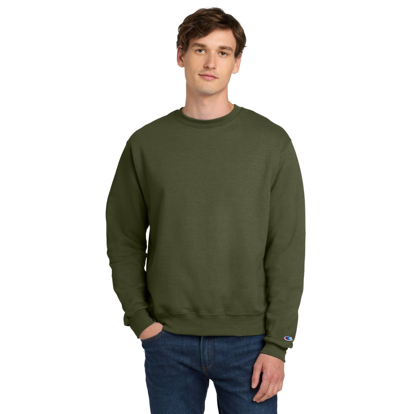 Champion-Champion® Powerblend® Crewneck Sweatshirt. S6000-MedTech-4