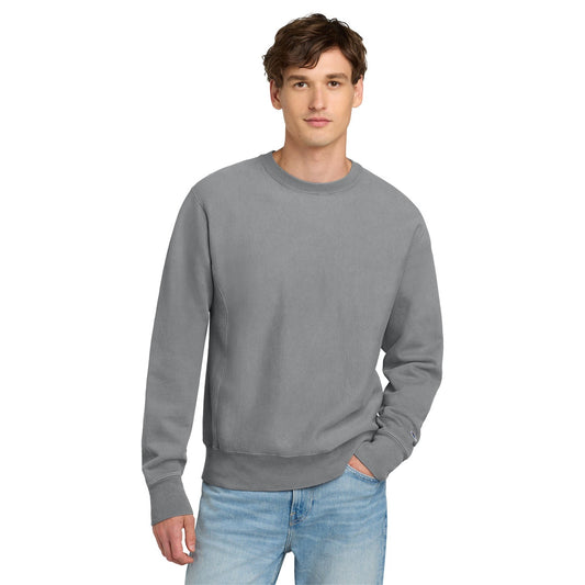 Champion-Champion ® Reverse Weave ® Garment-Dyed Crewneck Sweatshirt. GDS149-MedTech-1