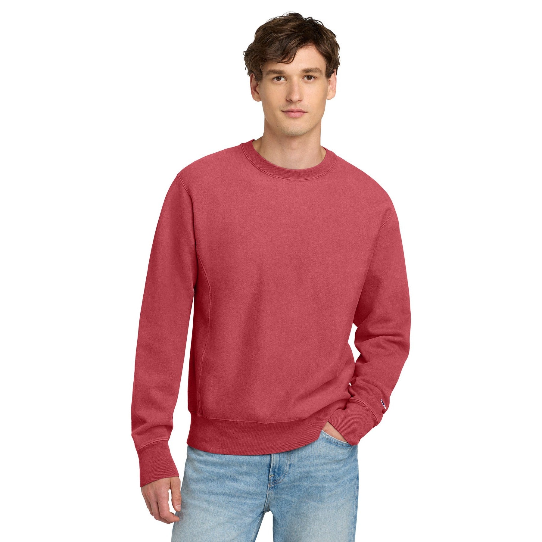 Champion-Champion ® Reverse Weave ® Garment-Dyed Crewneck Sweatshirt. GDS149-MedTech-2