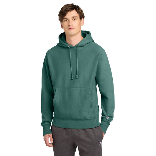 Champion-Champion ® Reverse Weave ® Garment-Dyed Hooded Sweatshirt. GDS101-MedTech-1