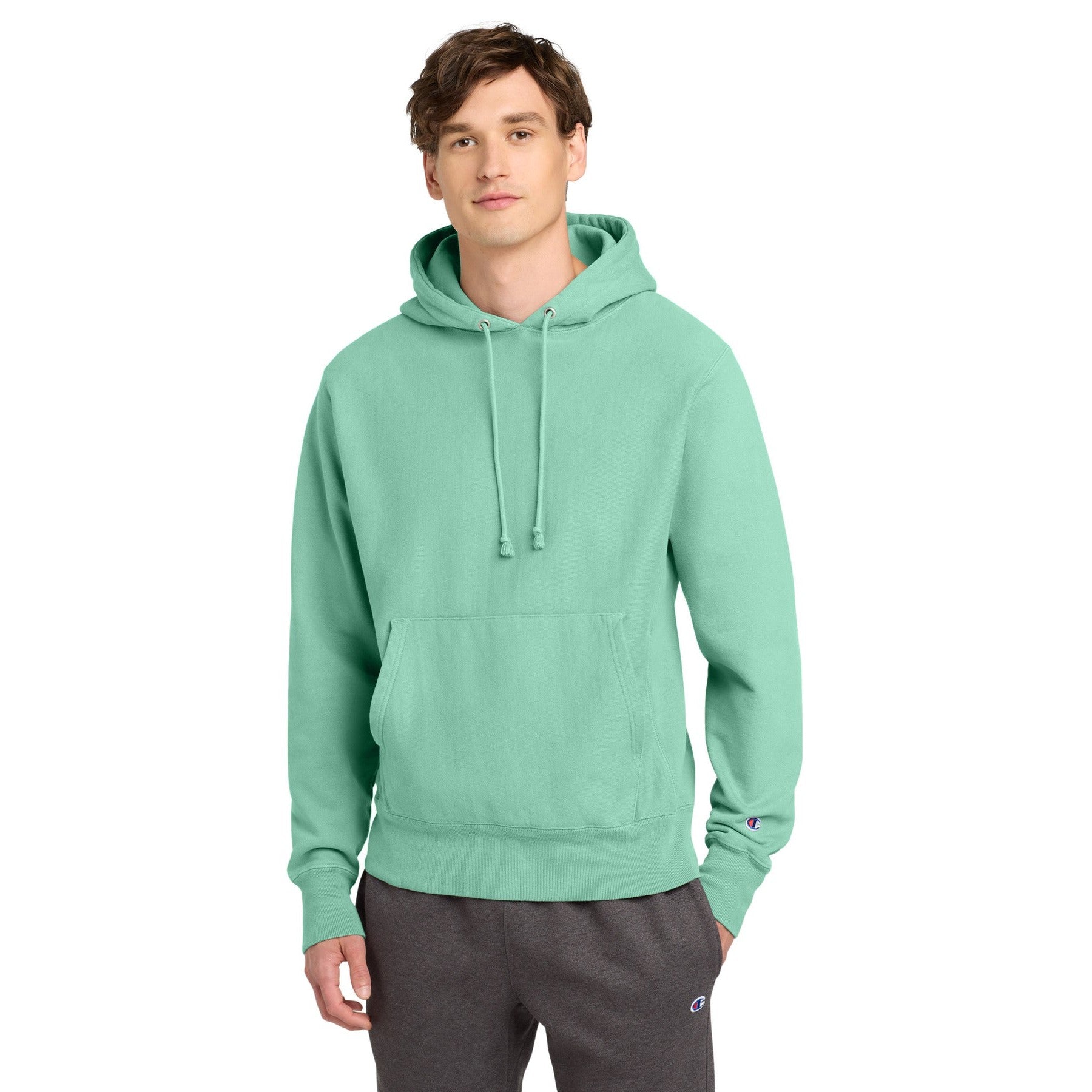 Champion-Champion ® Reverse Weave ® Garment-Dyed Hooded Sweatshirt. GDS101-MedTech-7