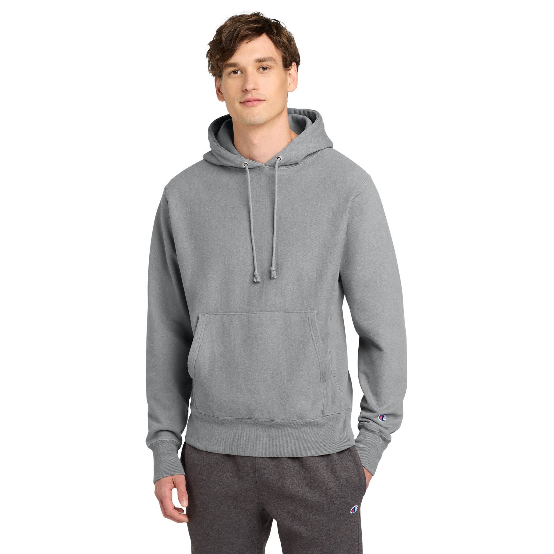 Champion-Champion ® Reverse Weave ® Garment-Dyed Hooded Sweatshirt. GDS101-MedTech-2