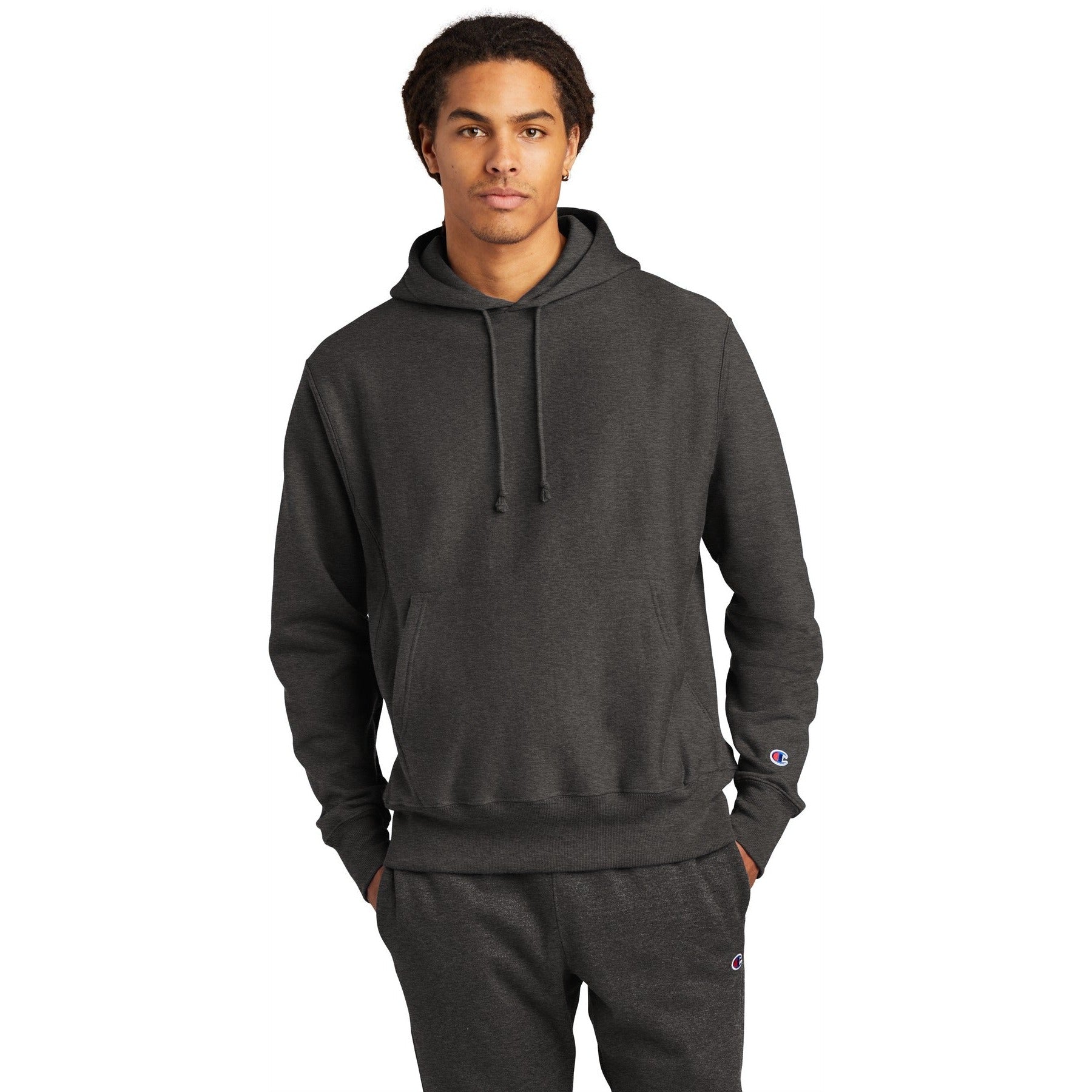 Champion-Champion ® Reverse Weave ® Hooded Sweatshirt S101-MedTech-5