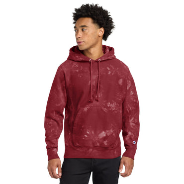 Champion-Champion ® Reverse Weave ® Scrunch-Dye Tie-Dye Hooded Sweatshirt. TDS101-MedTech-2