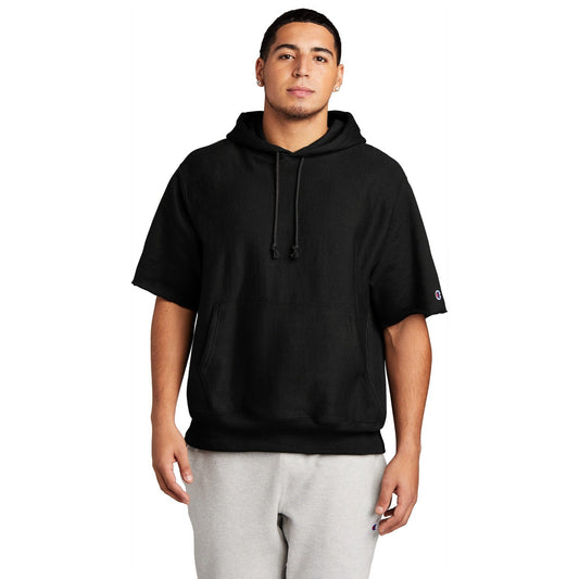 Champion-Champion ® Reverse Weave ® Short Sleeve Hooded Sweatshirt S101SS-MedTech-1