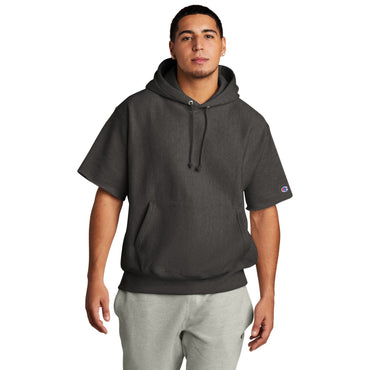 Champion-Champion ® Reverse Weave ® Short Sleeve Hooded Sweatshirt S101SS-MedTech-2