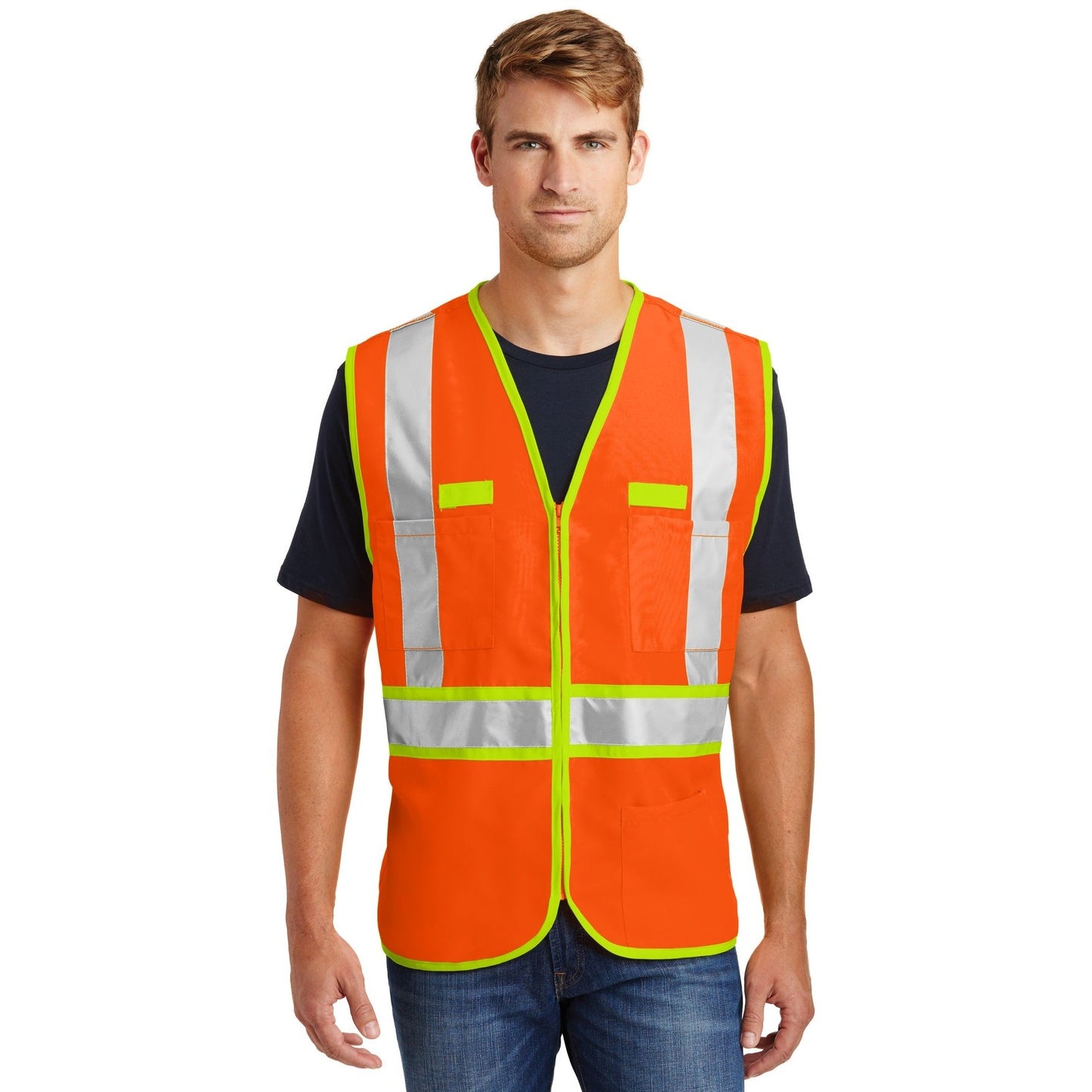 CornerStone-CornerStone® - ANSI 107 Class 2 Dual-Color Safety Vest. CSV407-MedTech-1