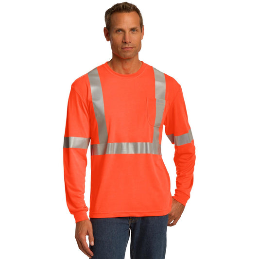 CornerStone-CornerStone® ANSI 107 Class 2 Long Sleeve Safety T-Shirt. CS401LS-MedTech-1