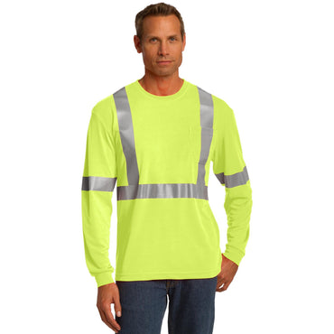 CornerStone-CornerStone® ANSI 107 Class 2 Long Sleeve Safety T-Shirt. CS401LS-MedTech-2