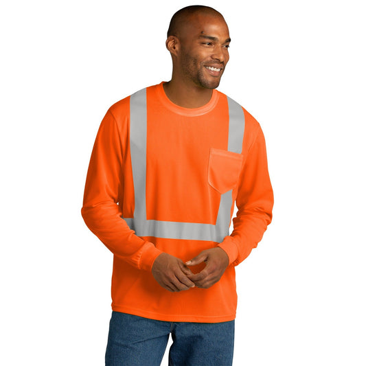CornerStone-CornerStone ® ANSI 107 Class 2 Mesh Long Sleeve Tee. CS201-MedTech-1