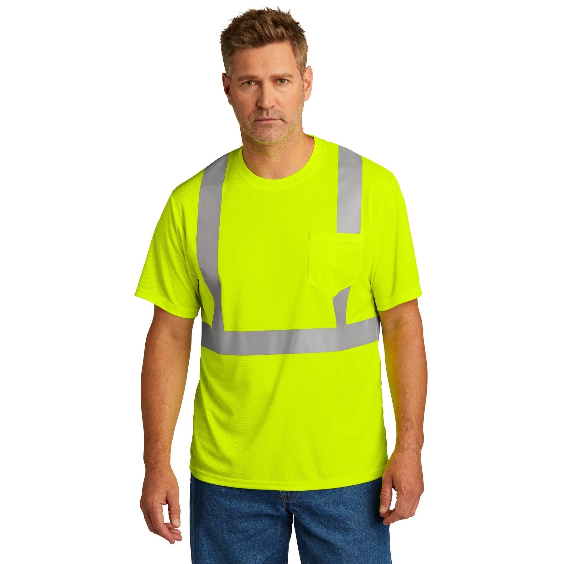 CornerStone-CornerStone ® ANSI 107 Class 2 Mesh Tee. CS200-MedTech-2