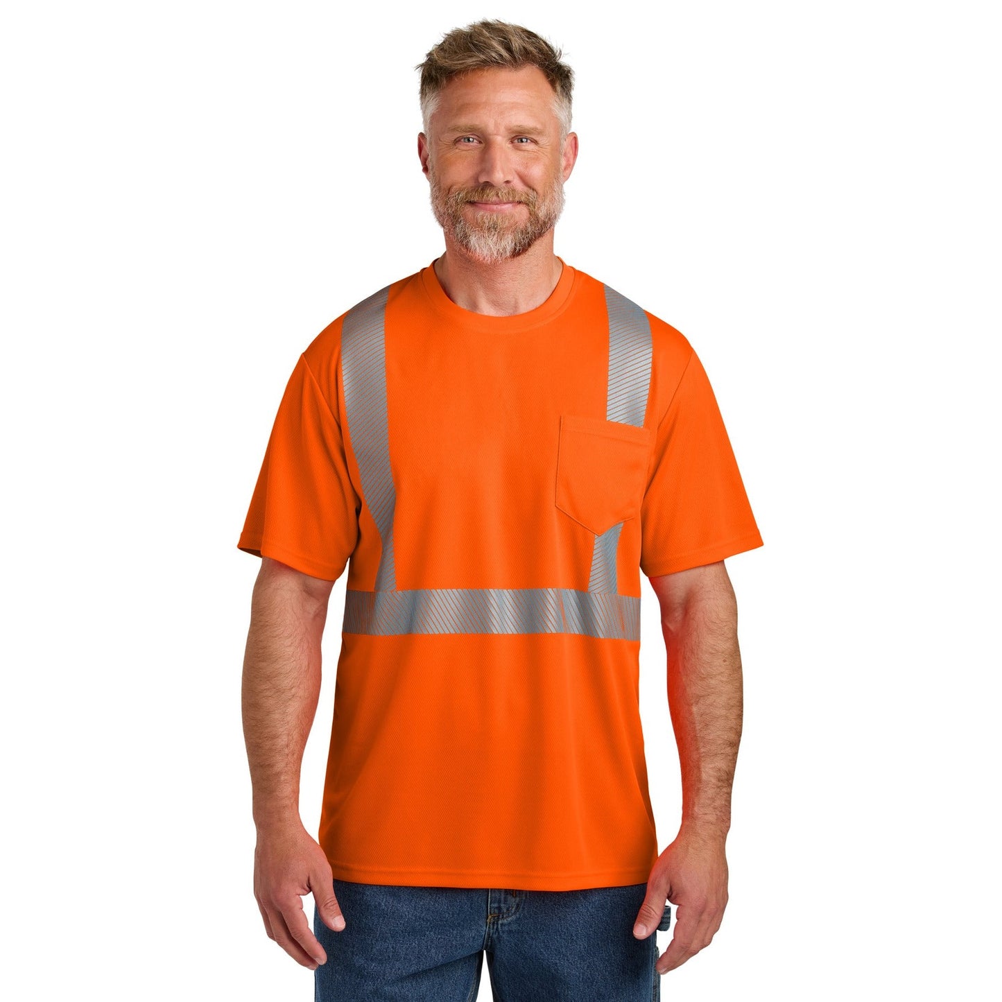 CornerStone-CornerStone® ANSI 107 Class 2 Segmented Tape Tee CS204-MedTech-1
