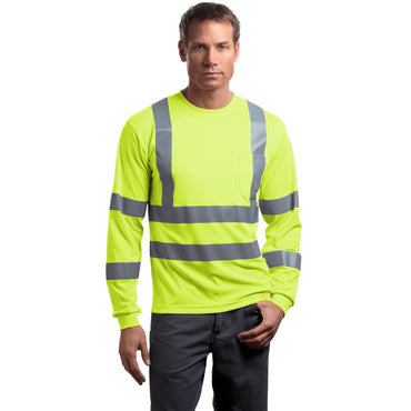 CornerStone-CornerStone® - ANSI 107 Class 3 Long Sleeve Snag-Resistant Reflective T-Shirt. CS409-MedTech-2