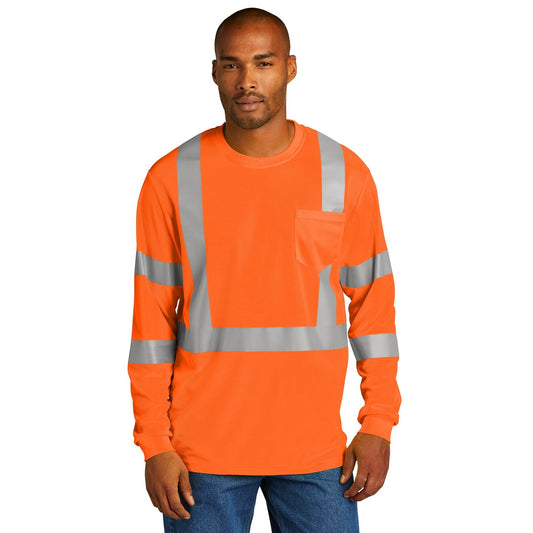 CornerStone-CornerStone ® ANSI 107 Class 3 Mesh Long Sleeve Tee. CS203-MedTech-1