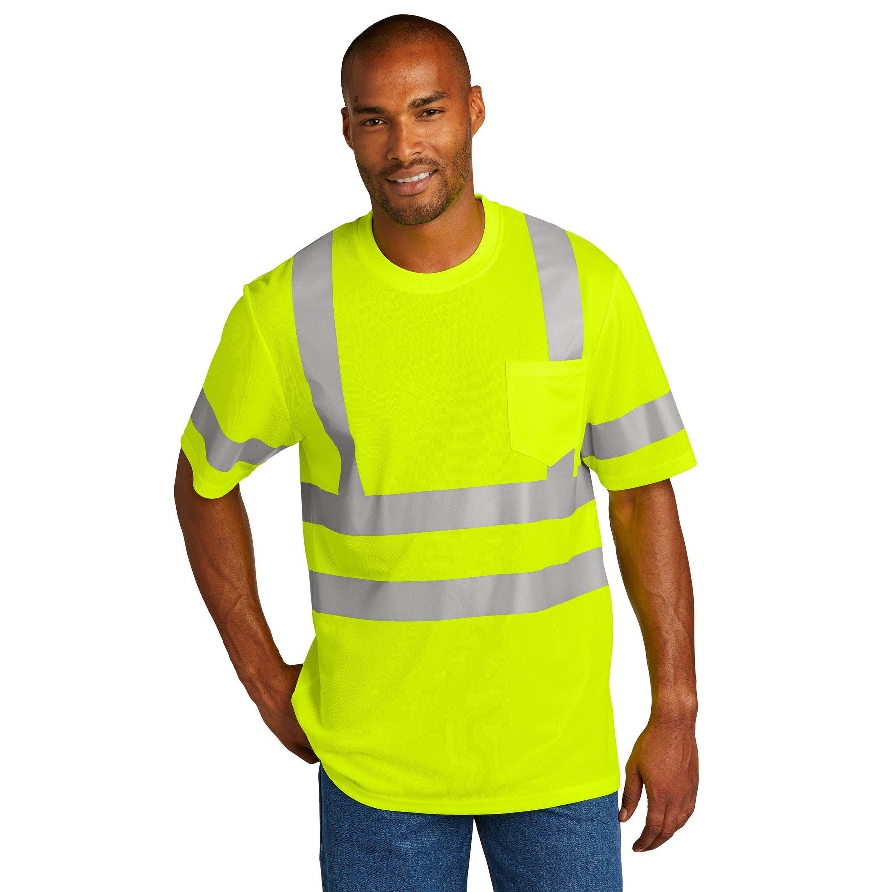 CornerStone-CornerStone ® ANSI 107 Class 3 Mesh Tee. CS202-MedTech-2