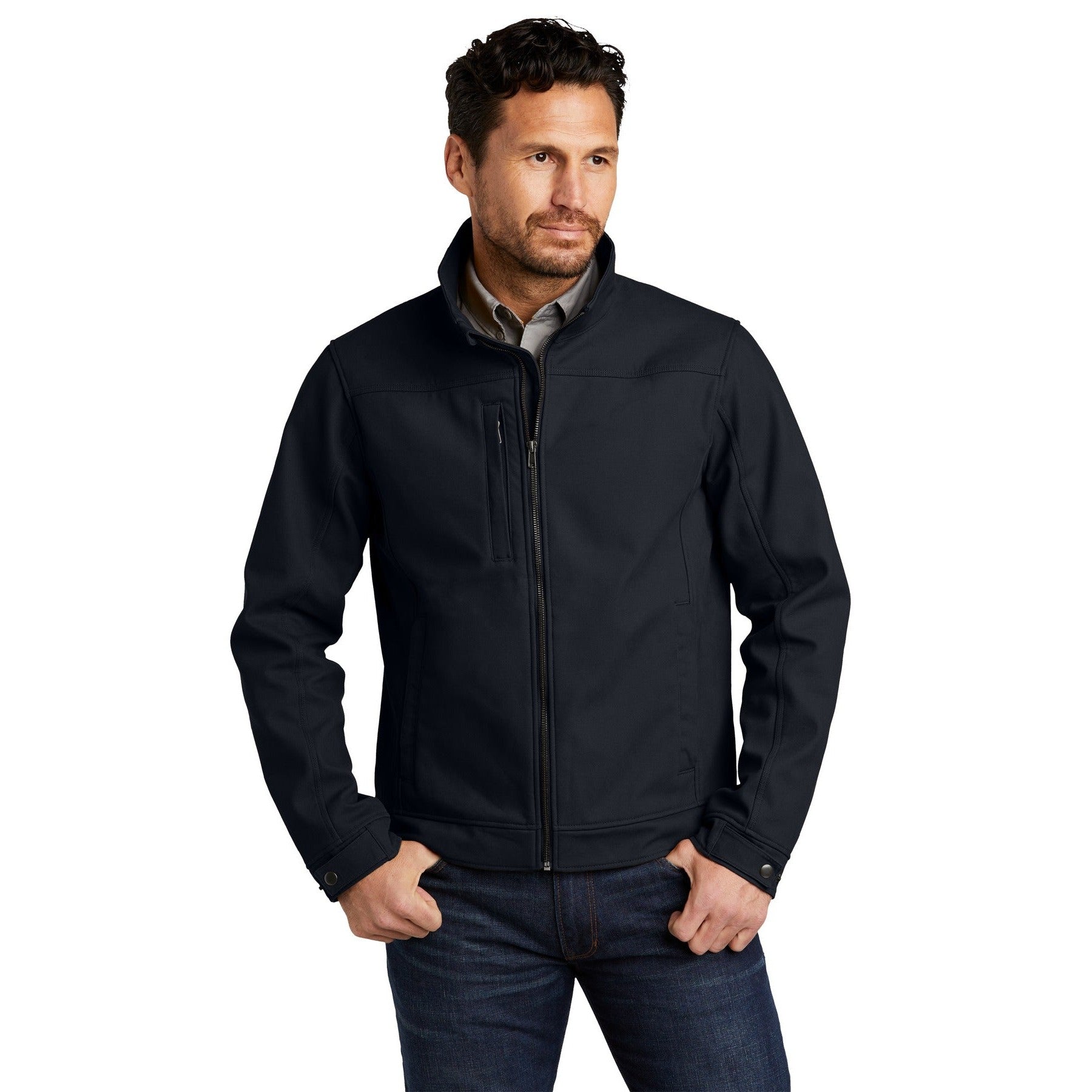 CornerStone-CornerStone® Duck Bonded Soft Shell Jacket CSJ60-MedTech-4