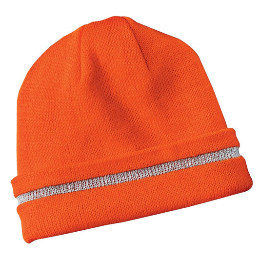 CornerStone-CornerStone® - Enhanced Visibility Beanie with Reflective Stripe. CS800-MedTech-1