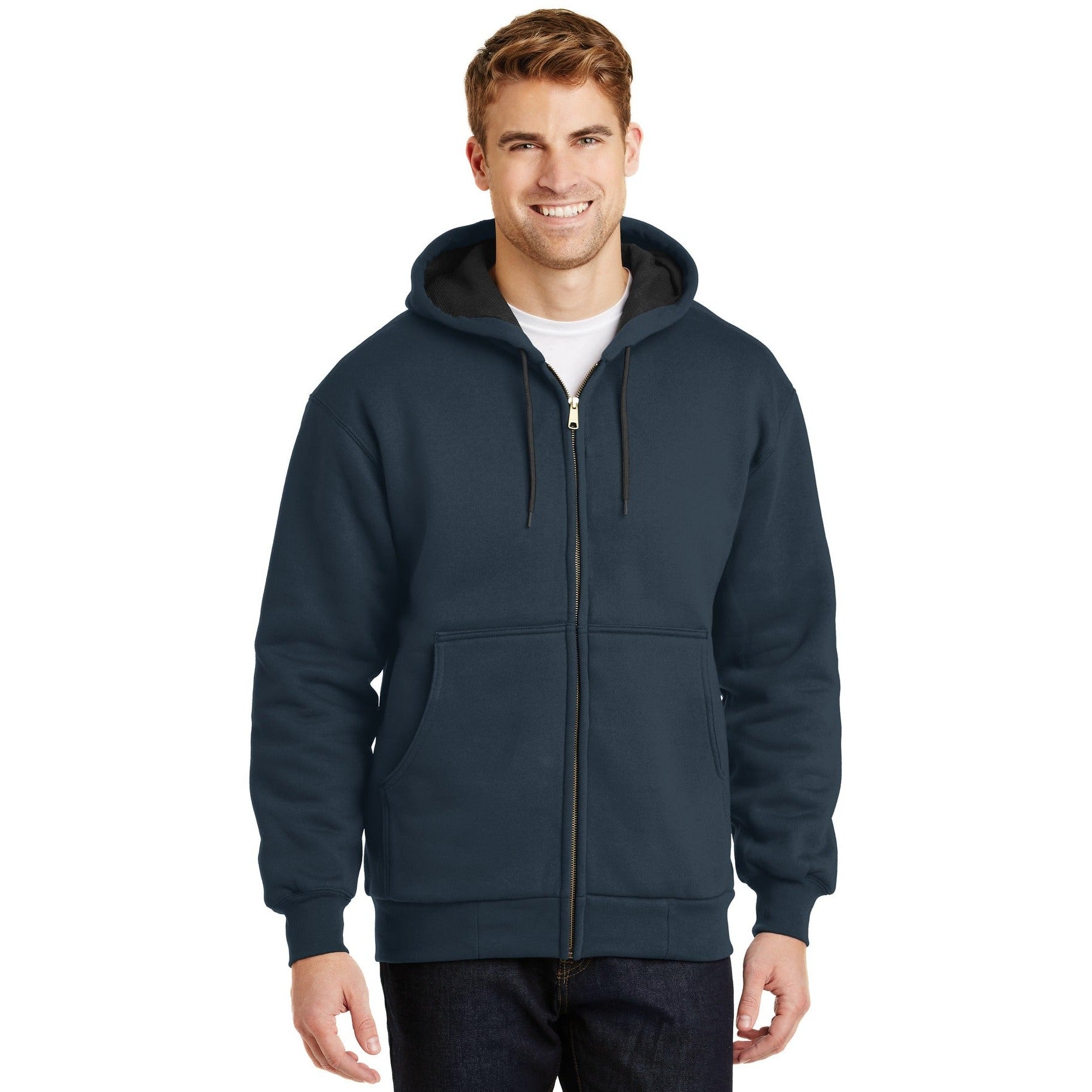 CornerStone-CornerStone® - Heavyweight Full-Zip Hooded Sweatshirt with Thermal Lining. CS620-MedTech-4