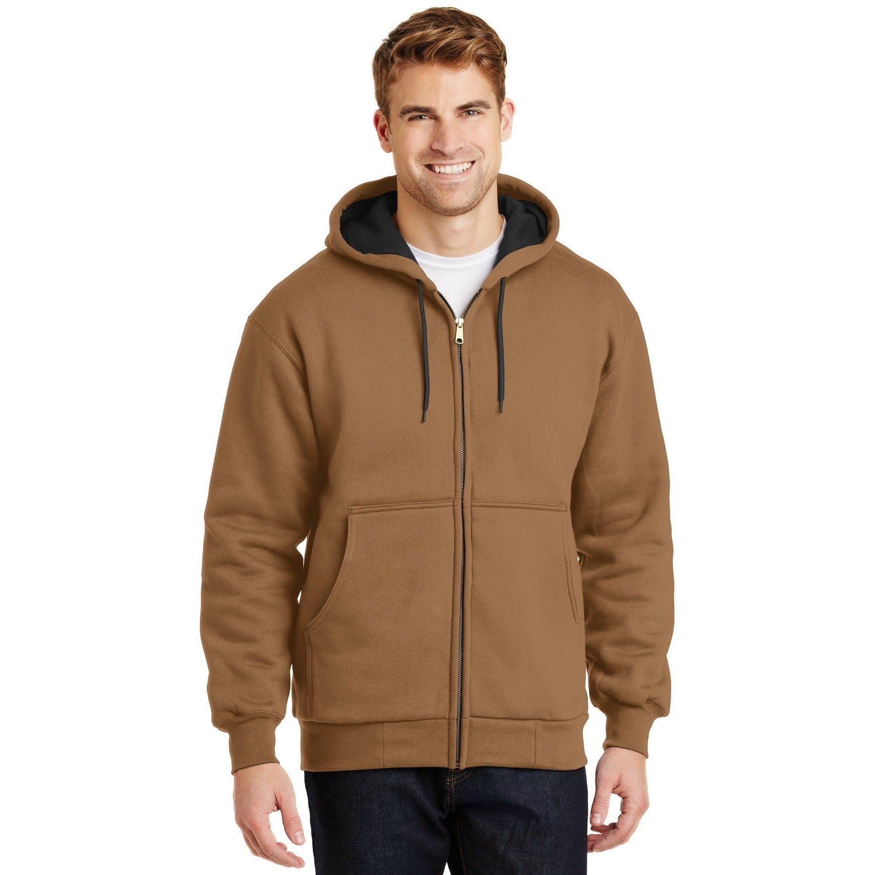 CornerStone-CornerStone® - Heavyweight Full-Zip Hooded Sweatshirt with Thermal Lining. CS620-MedTech-3