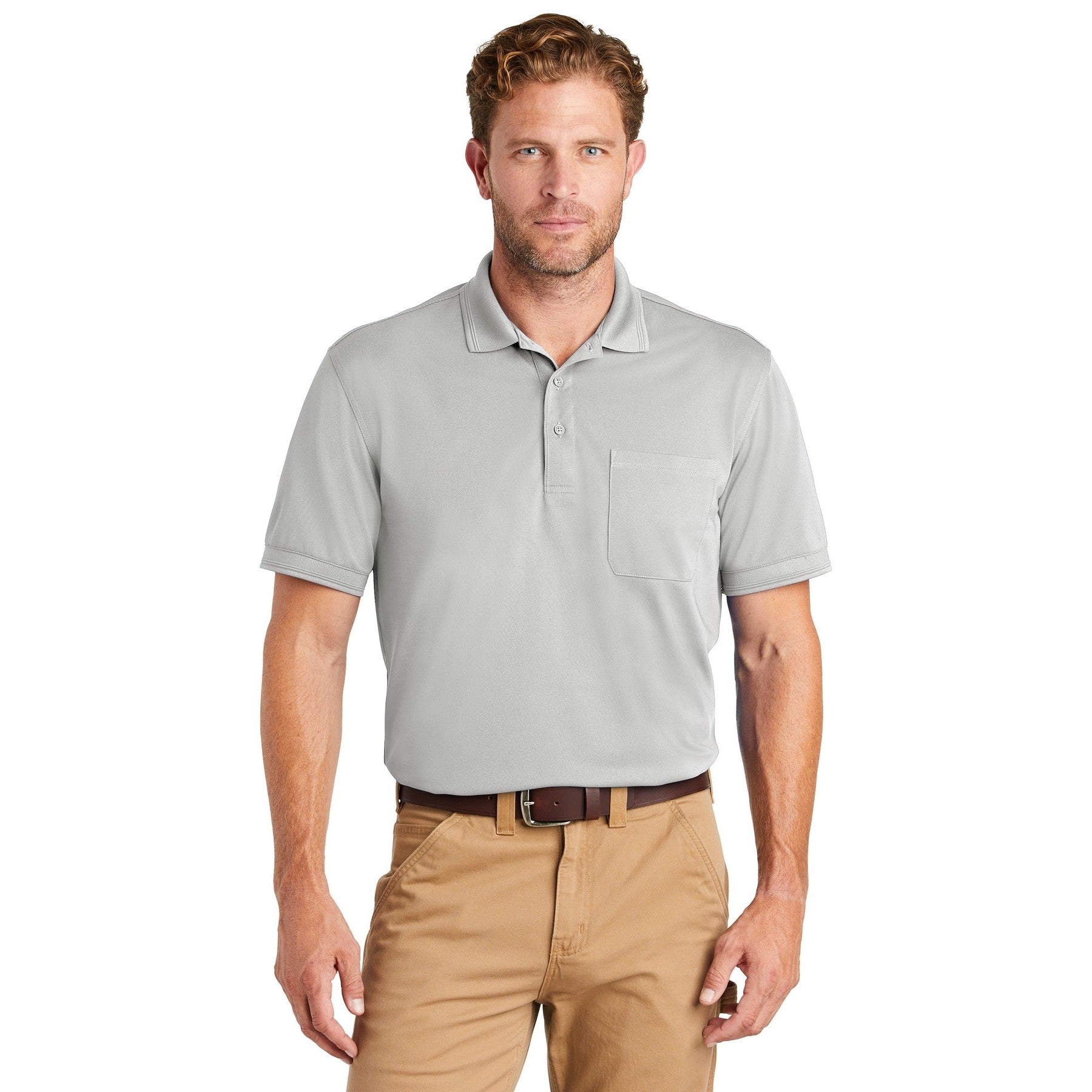 CornerStone-CornerStone ® Industrial Snag-Proof Pique Pocket Polo. CS4020P-MedTech-3