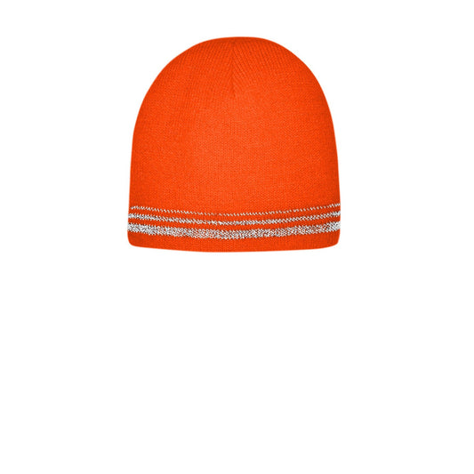 CornerStone-CornerStone ® Lined Enhanced Visibility with Reflective Stripes Beanie CS804-MedTech-1
