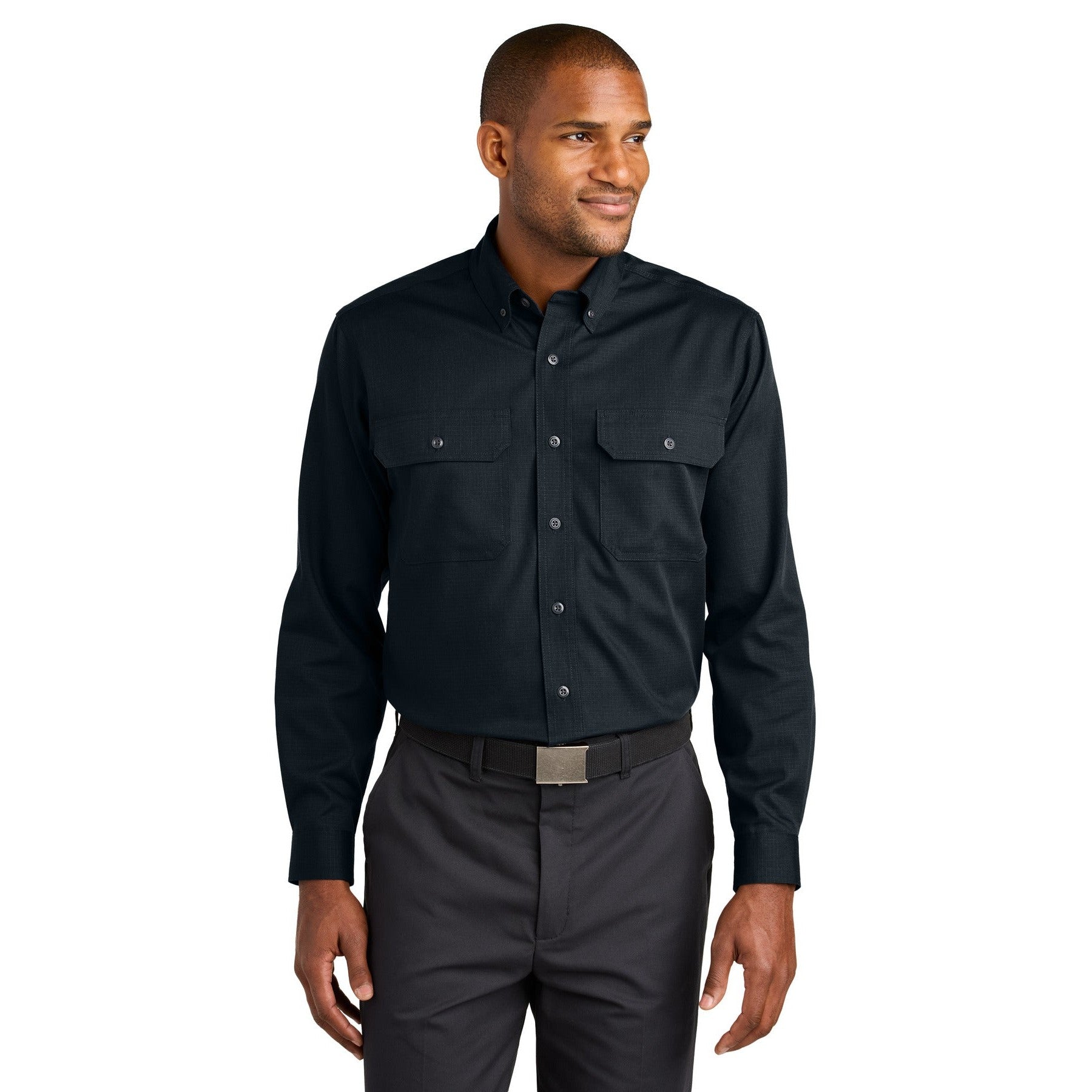 CornerStone-CornerStone® Long Sleeve Select Ripstop Shirt CSW174-MedTech-3