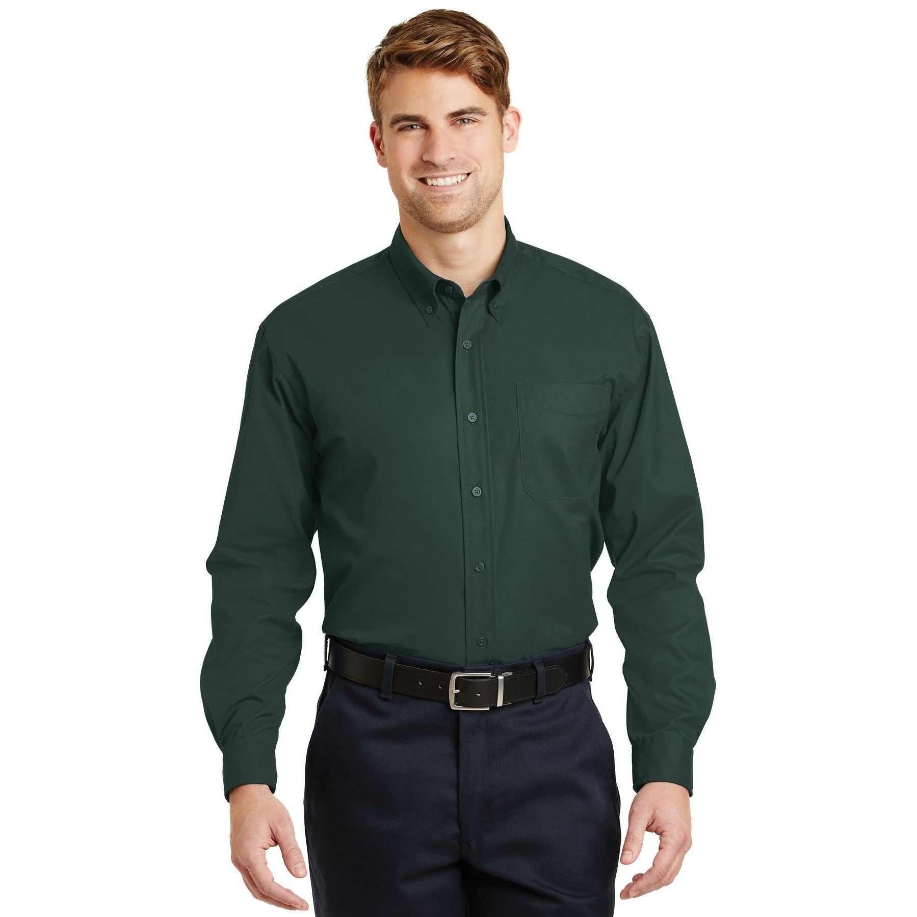 CornerStone-CornerStone® - Long Sleeve SuperPro™ Twill Shirt. SP17-MedTech-2