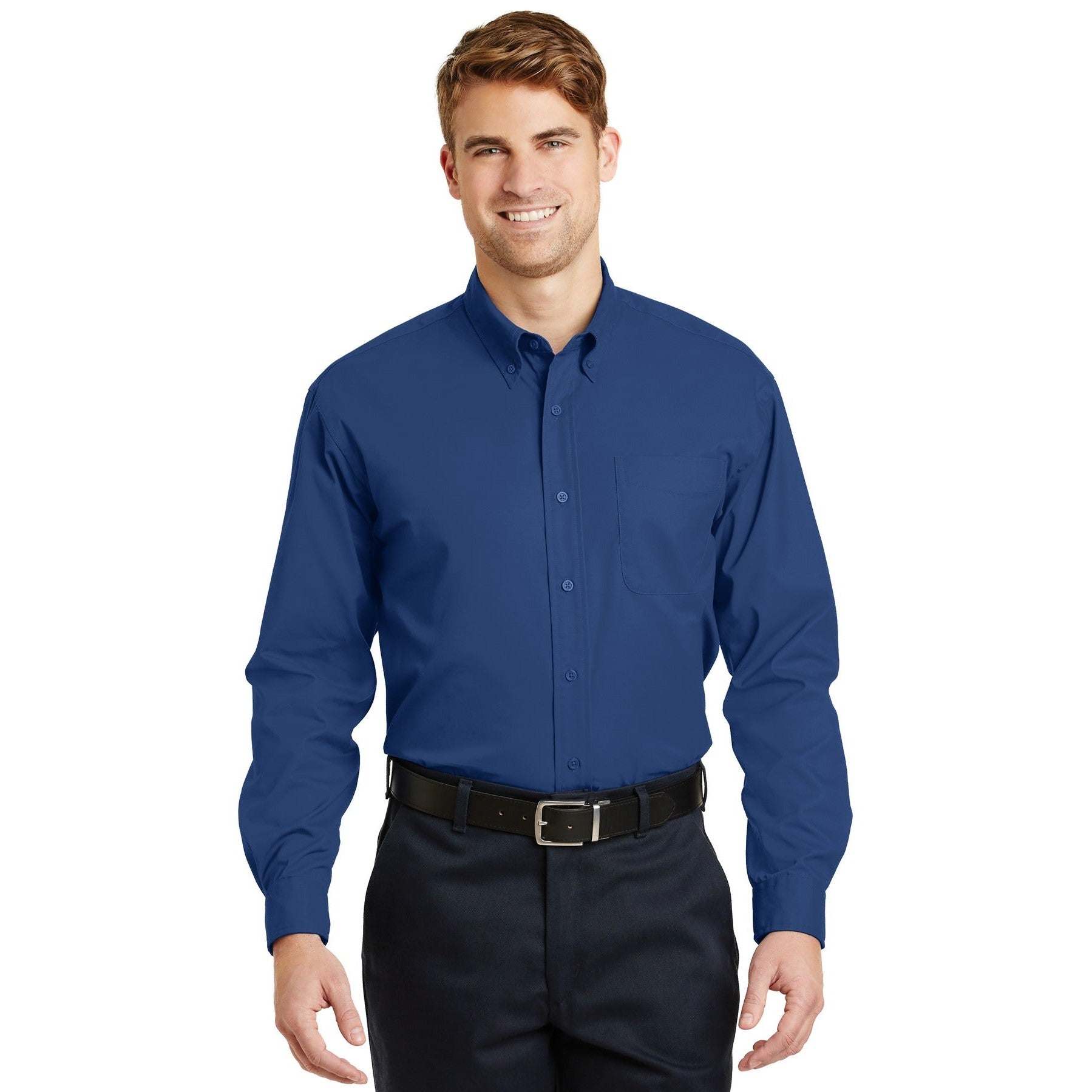 CornerStone-CornerStone® - Long Sleeve SuperPro™ Twill Shirt. SP17-MedTech-3
