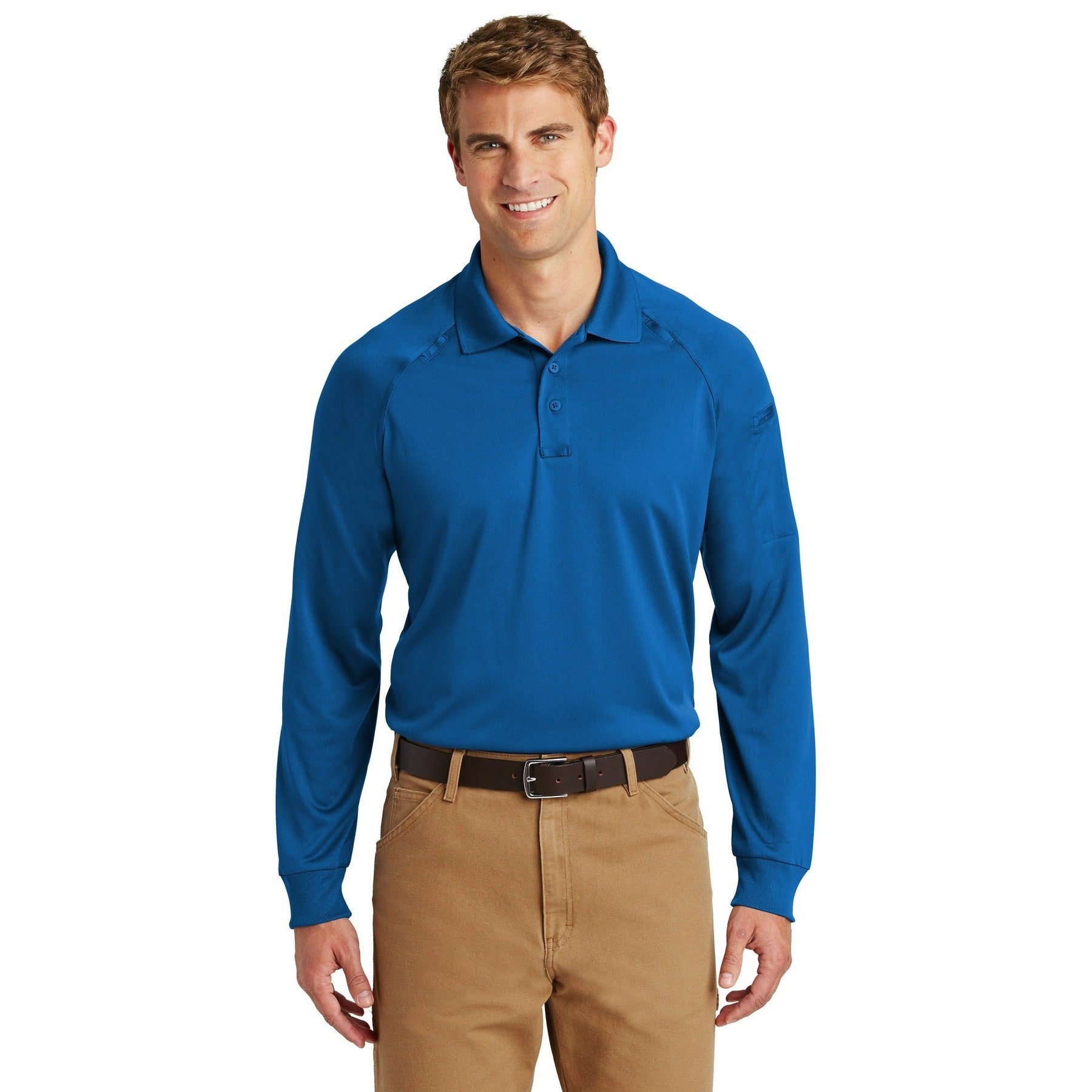 CornerStone-CornerStone® - Select Long Sleeve Snag-Proof Tactical Polo. CS410LS-MedTech-5