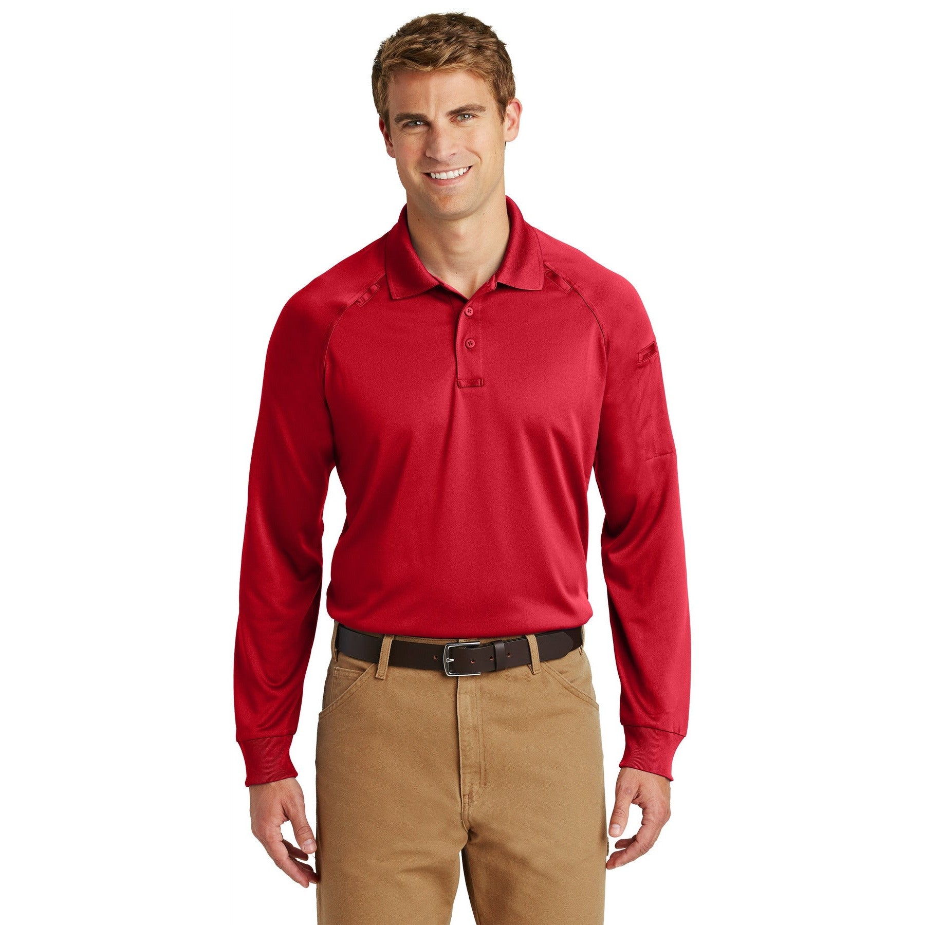 CornerStone-CornerStone® - Select Long Sleeve Snag-Proof Tactical Polo. CS410LS-MedTech-4