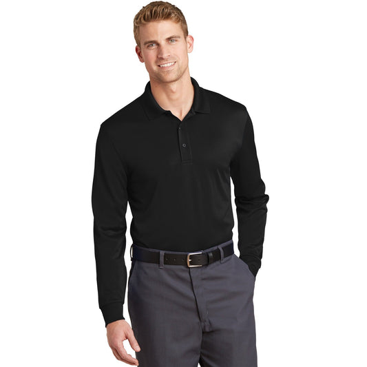CornerStone-CornerStone® Select Snag-Proof Long Sleeve Polo. CS412LS-MedTech-1