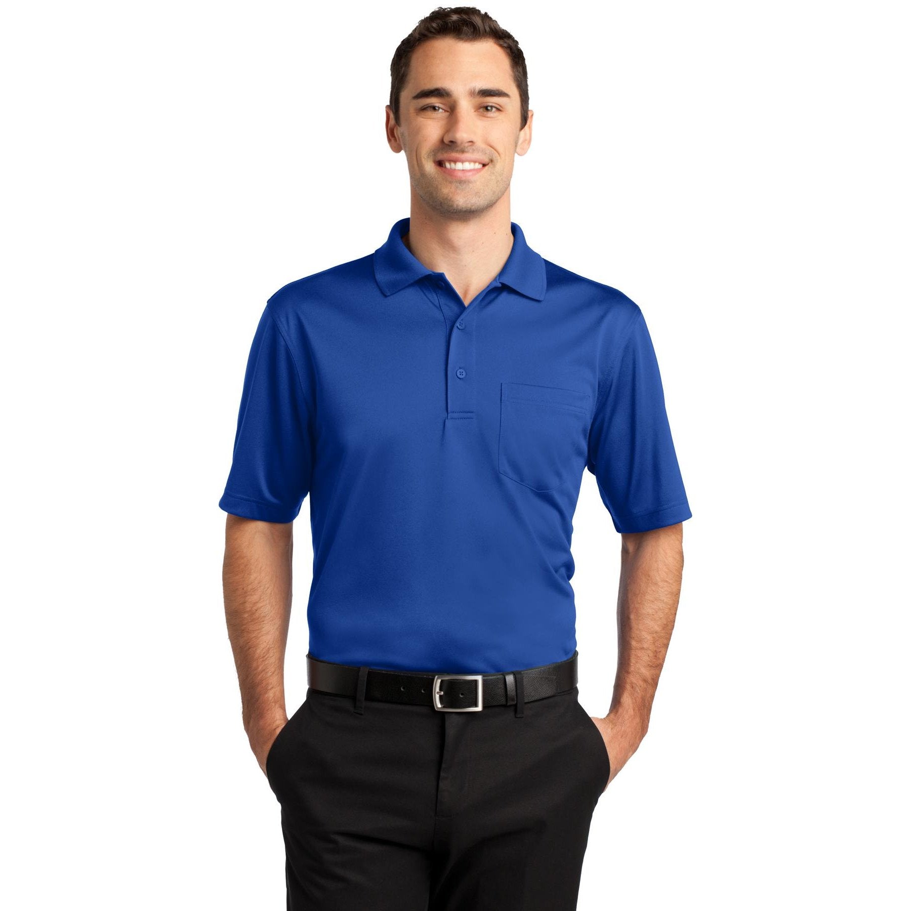 CornerStone-CornerStone® Select Snag-Proof Pocket Polo. CS412P-MedTech-4