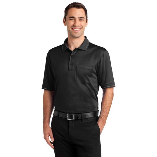 CornerStone-CornerStone® Select Snag-Proof Tipped Pocket Polo. CS415-MedTech-1