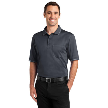 CornerStone-CornerStone® Select Snag-Proof Tipped Pocket Polo. CS415-MedTech-2