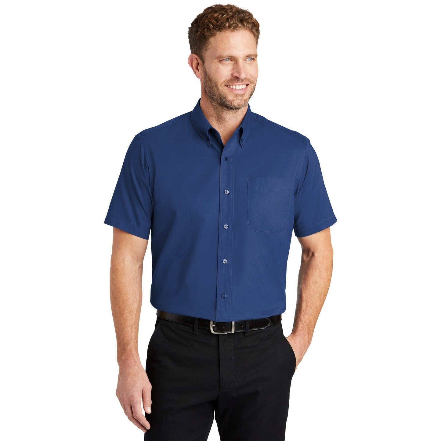 CornerStone-CornerStone® - Short Sleeve SuperPro™ Twill Shirt. SP18-MedTech-3