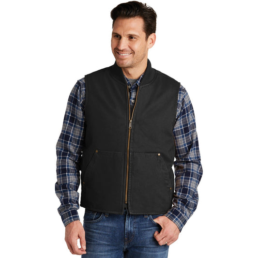 CornerStone-CornerStone® Washed Duck Cloth Vest. CSV40-MedTech-1