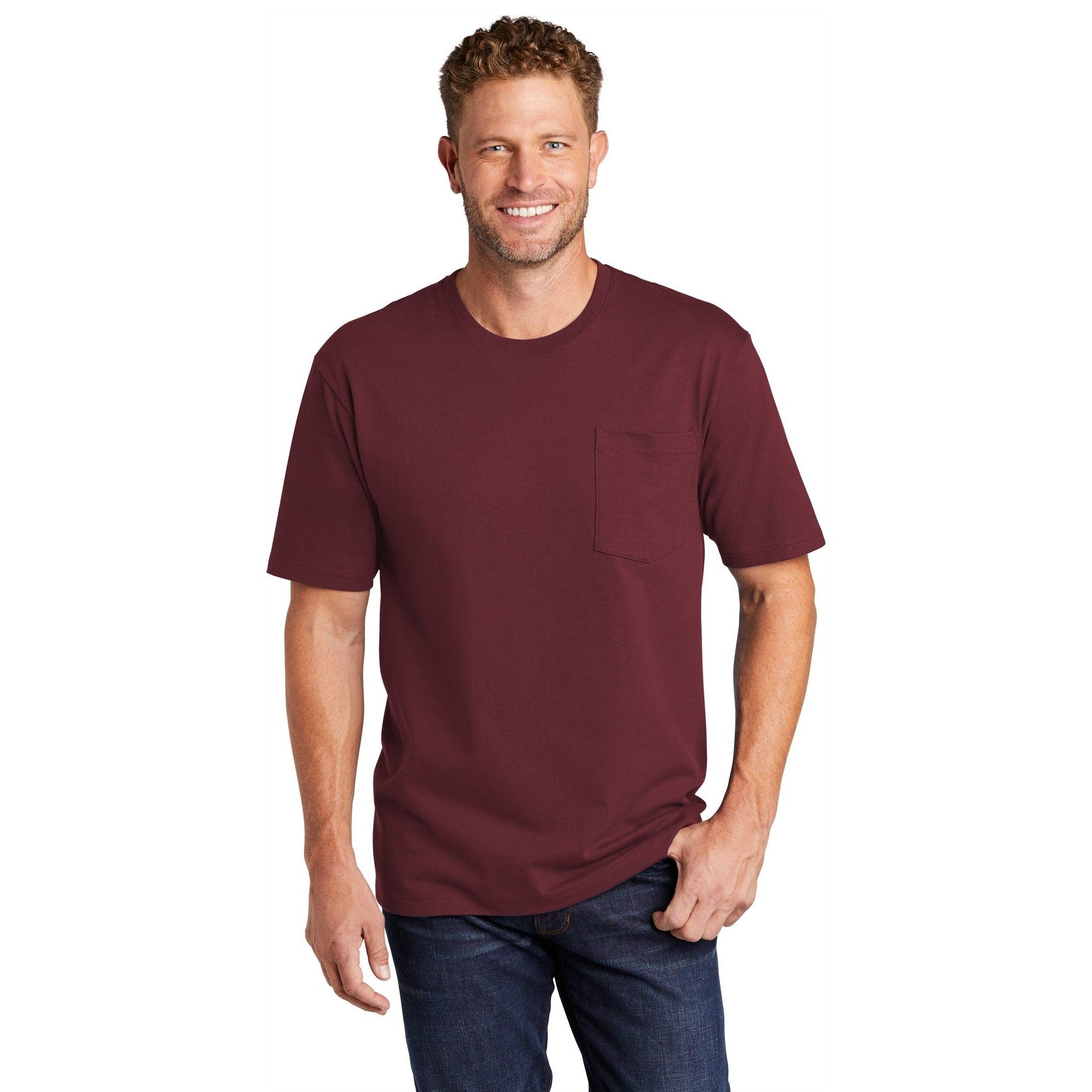 CornerStone-CornerStone ® Workwear Pocket Tee CS430-MedTech-6