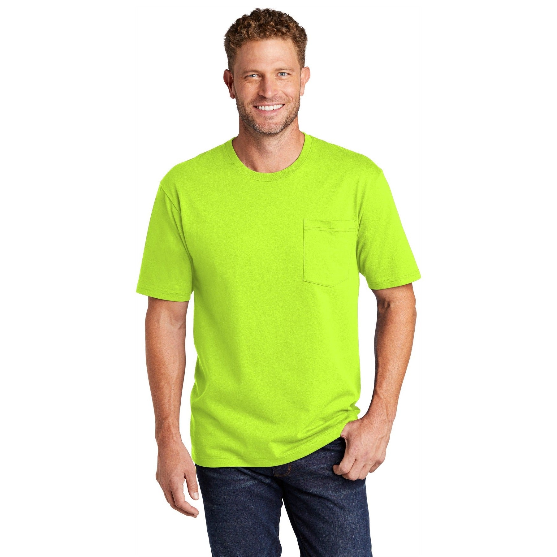 CornerStone-CornerStone ® Workwear Pocket Tee CS430-MedTech-9