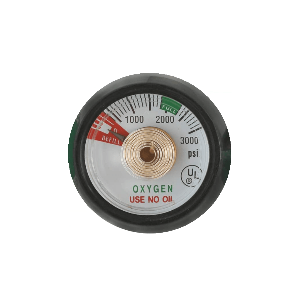 Cramer Decker-Cramer Decker 3000 PSI Medical Oxygen Gauge and Cover-MedTech-1