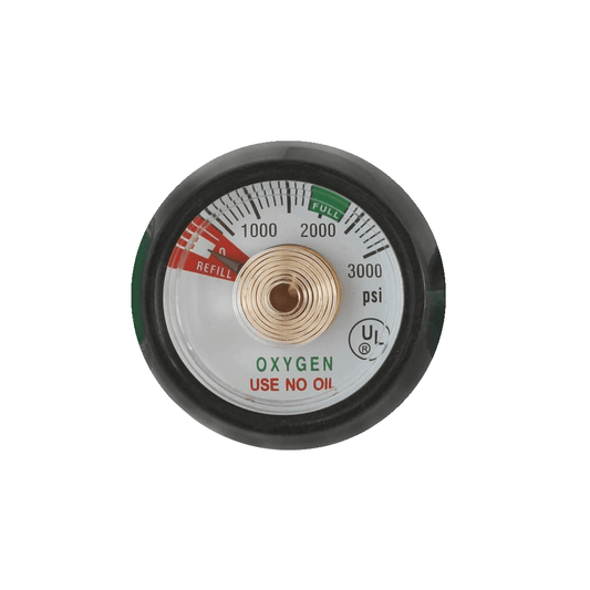 Cramer Decker-Cramer Decker 3000 PSI Medical Oxygen Gauge and Cover-MedTech-1