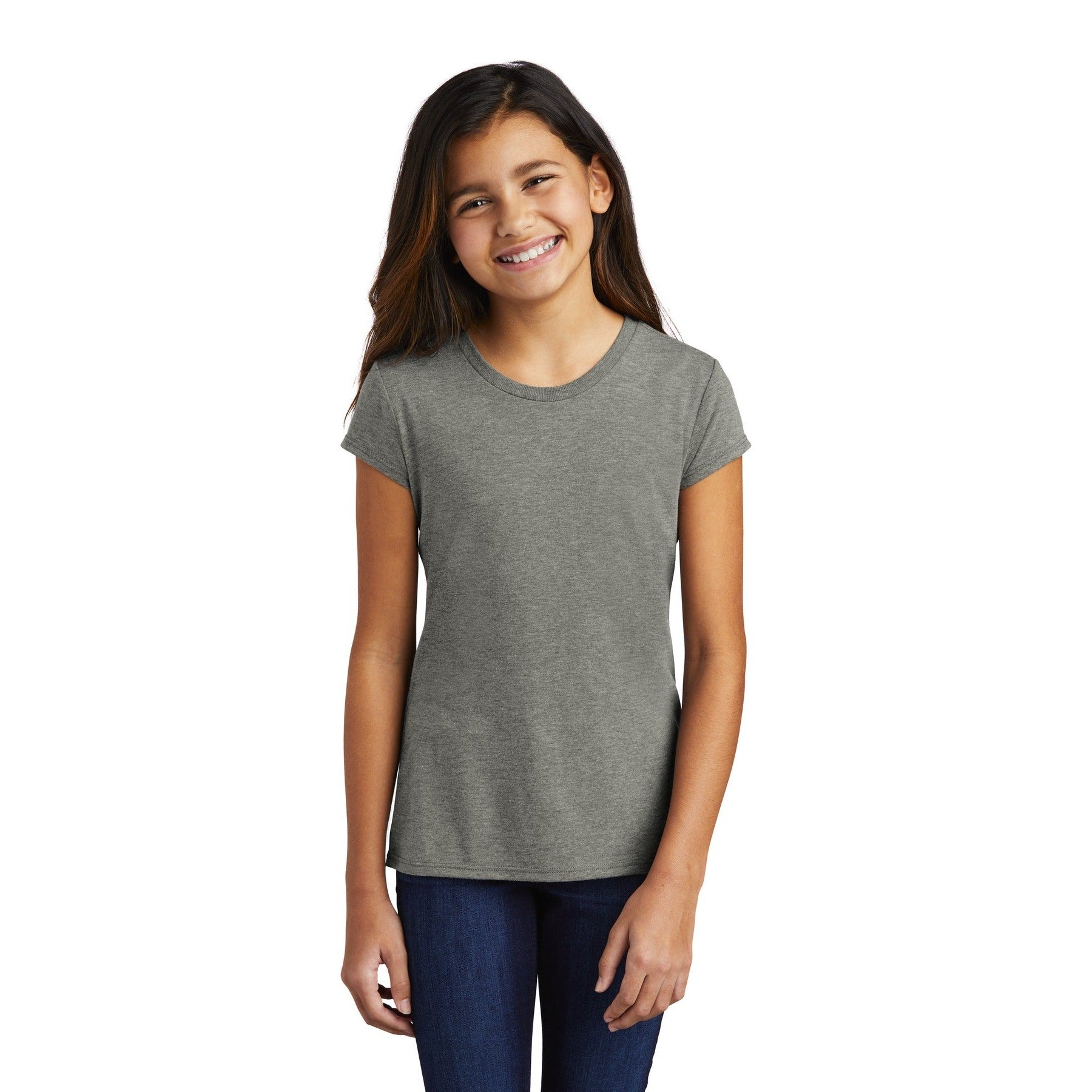 District-District ® Girls Perfect Tri ® Tee DT130YG-MedTech-2
