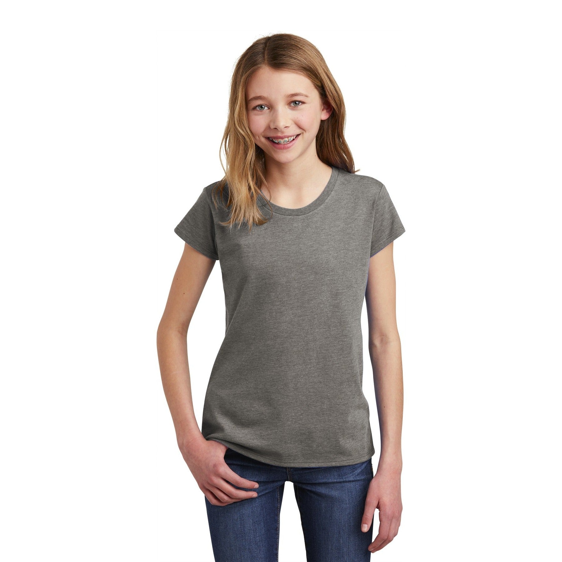 District-District ® Girls Very Important Tee ® .DT6001YG-MedTech-3