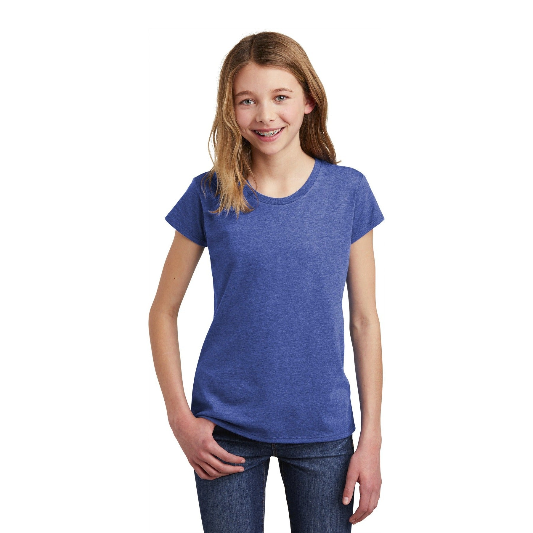District-District ® Girls Very Important Tee ® .DT6001YG-MedTech-5