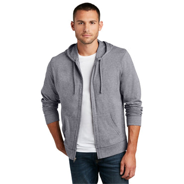 District-District® Jersey Full-Zip Hoodie. DT1100-MedTech-2