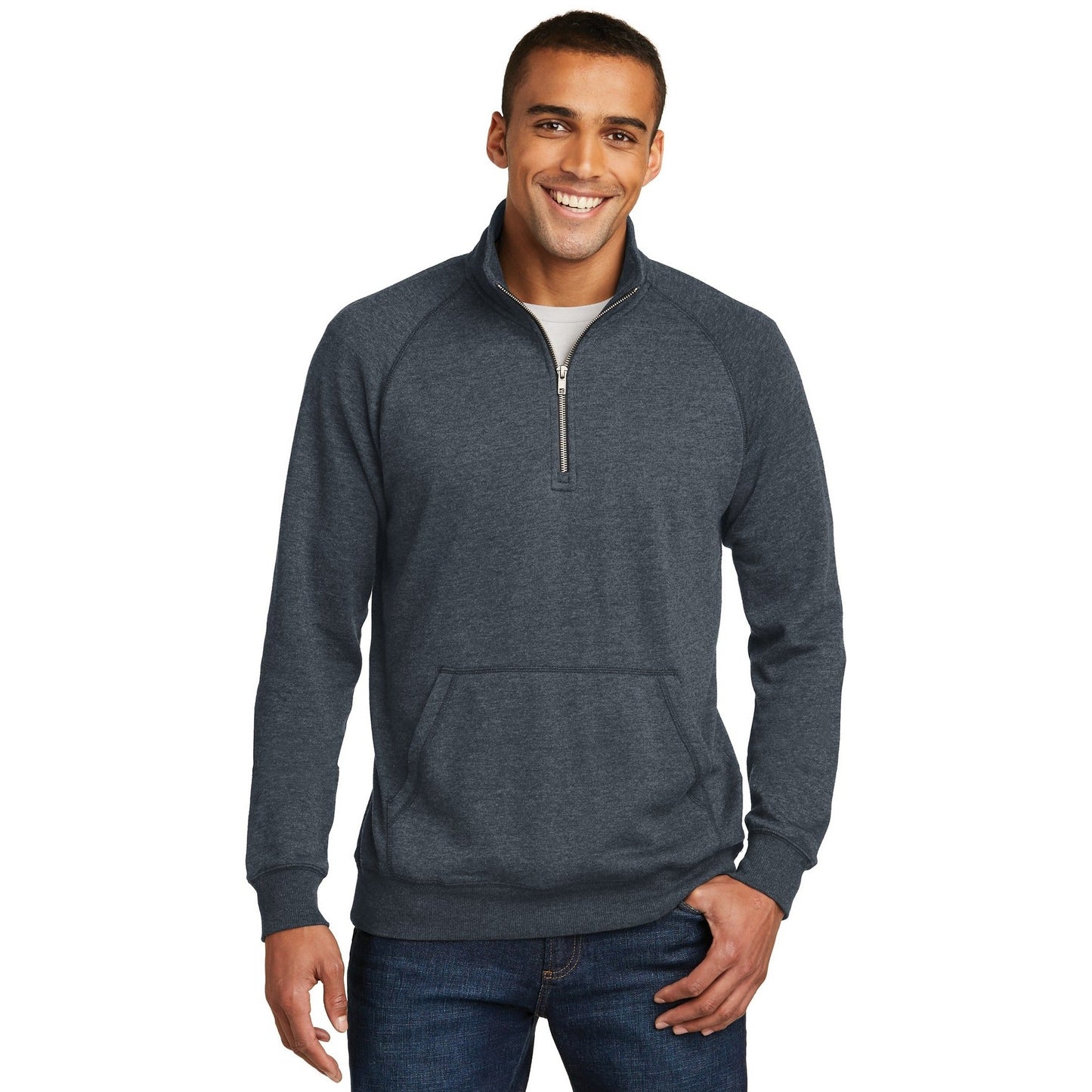 District-District® Lightweight Fleece 1/4-Zip. DM392-MedTech-4