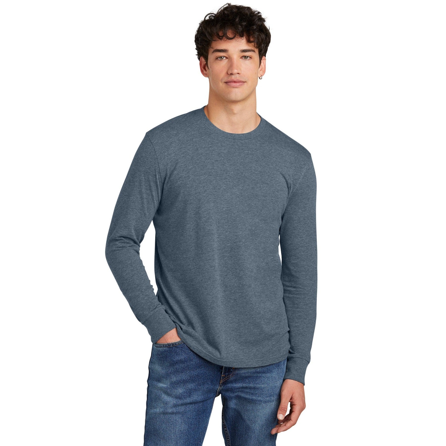 District-District® Perfect Blend® CVC Long Sleeve Tee DT109-MedTech-4